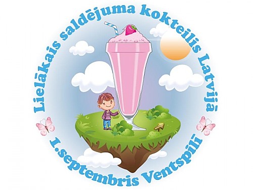 1.septembrī Ventspilī taps lielākais saldējuma kokteilis Latvijā