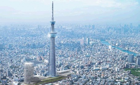 Japānā būs pasaulē augstākais televīzijas tornis