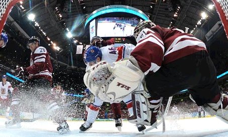 Latvijas hokeja izlase 2012.gada PČ uzsāks pret Krieviju
