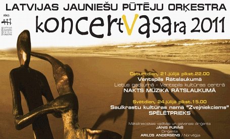 Latvijas Jauniešu pūtēju orķestris priecēs ar koncertiem Ventspilī un Saulkrastos