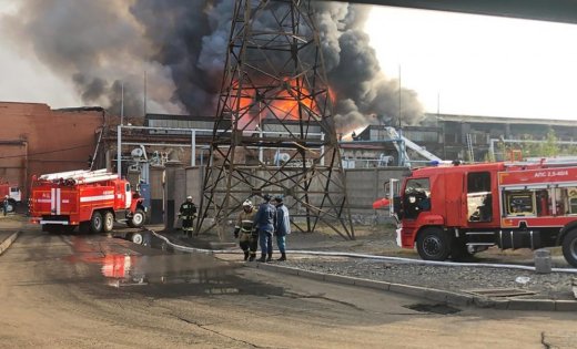 Vladikaukāzā aizdedzies rūpnīcas elektrolīzes cehs; cilvēki masveidā pametuši pilsētu
